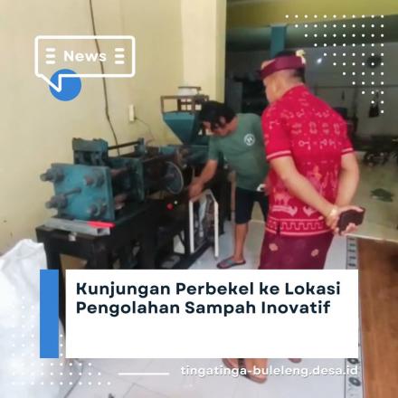 Kunjungan Perbekel ke Lokasi Pengolahan Sampah Inovatif
