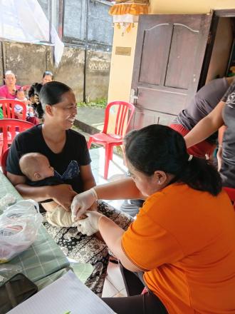 Posyandu Balita Utami Dewi di Balai Banjar Mertasari