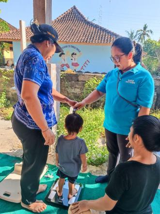 Posyandu Balita Sri Dewi di Balai Banjar Kembang Udaya
