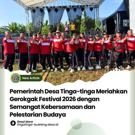 Perbekel Tinga-tinga Hadiri Rangkaian Gerokgak Festival 2026
