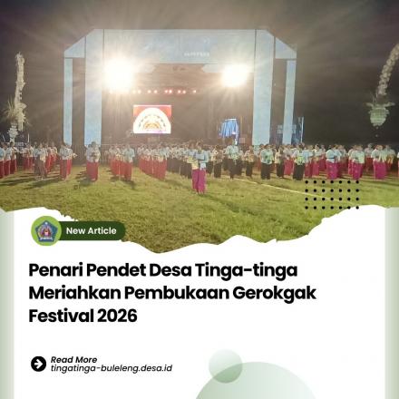 9 Penari Pendet Tinga-Tinga Tampil di Pembukaan Gerokgak Festival 2026