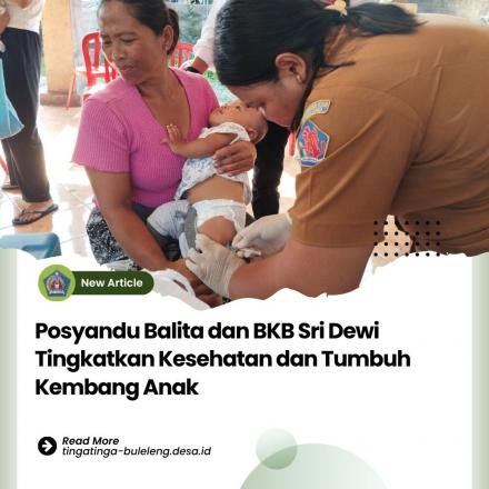 Posyandu Balita Sri Dewi di Balai Banjar Kembang Udaya