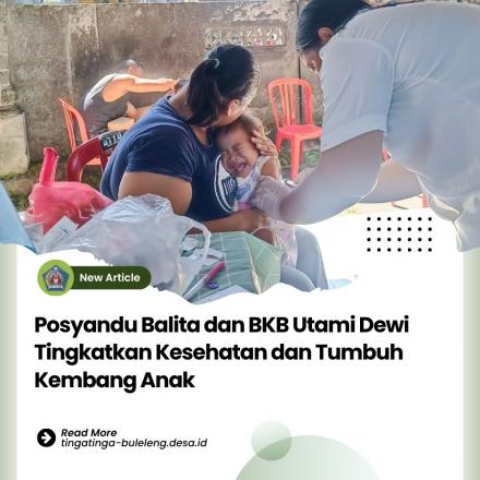Posyandu Balita Utami Dewi di Balai Banjar Mertasari