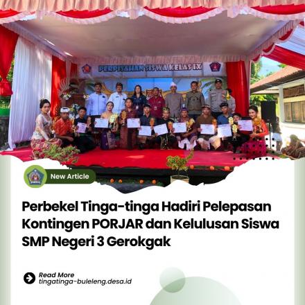 Dukungan untuk Generasi Berprestasi dan Masa Depan Pendidikan Desa Tinga-tinga 