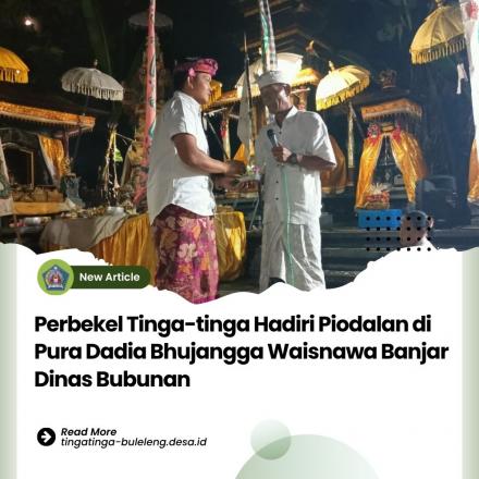 Penyerahan Punia Kepada Pura Dadia
