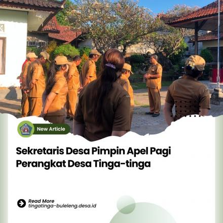 Apel Pagi Perbekel