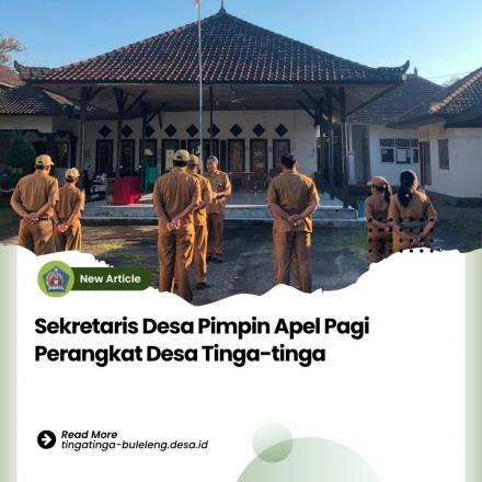 Apel Pagi Perbekel