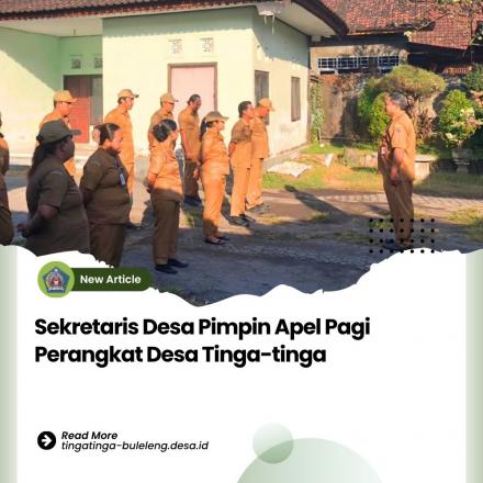 Apel Pagi Perbekel